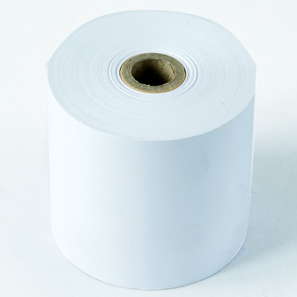 Blank Adding Roll Woodfree High White 57 x 60 x 12mm (100ROLLS/CTN)